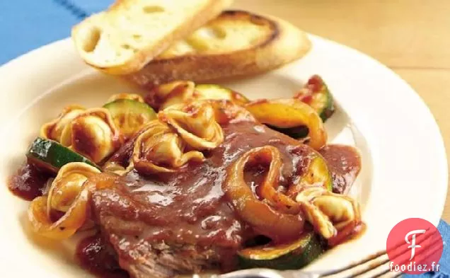 Steak Étouffé Italien à la Mijoteuse