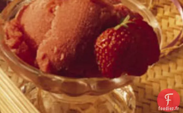 Sorbet Fraise-Miel