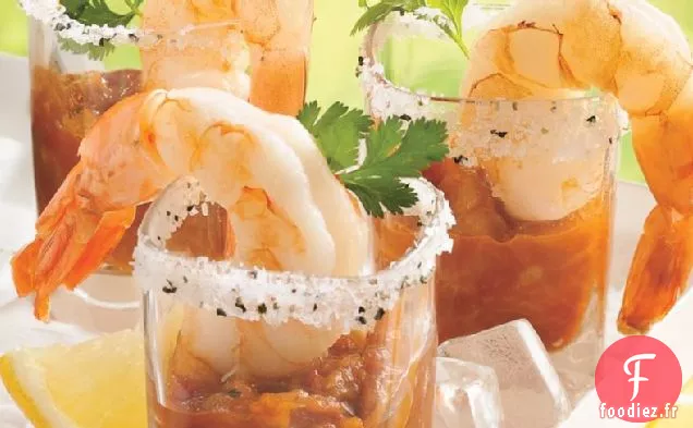 Crevettes en Verre à la Margarita