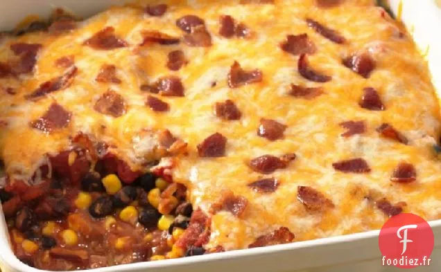 Trempette Fiesta aux Haricots et au Bacon