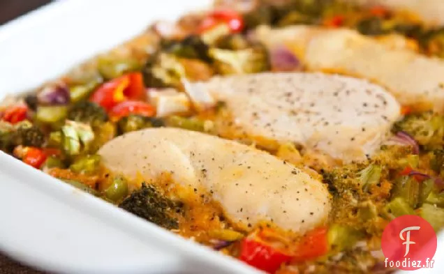 Casserole de Poulet au Curry et Riz