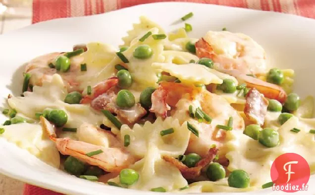 Crevettes Alfredo Primavera