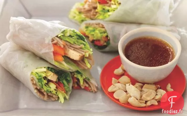 Rouleaux D'Été Au Tofu Mariné
