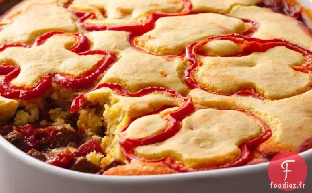 Chili de Boeuf avec Croûte de Semoule de Maïs