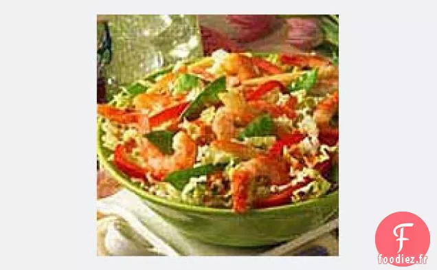Salade de Crevettes Asiatiques Épicées