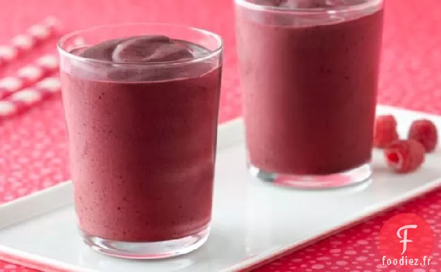 Smoothies au Chocolat aux Baies et aux Épinards