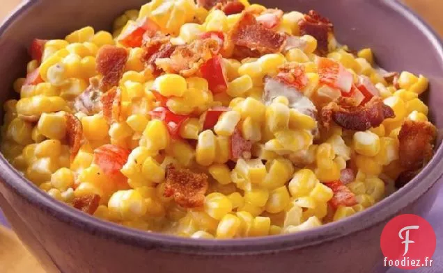 Maïs à la Crème à la Ciboulette et à l'Oignon à la Mijoteuse