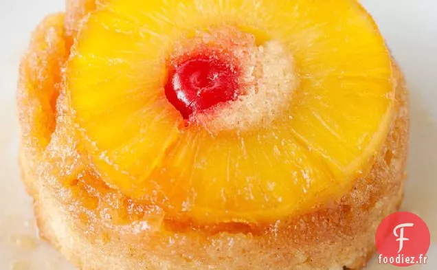 Mini Gâteaux à l'Envers à l'Ananas Boozy