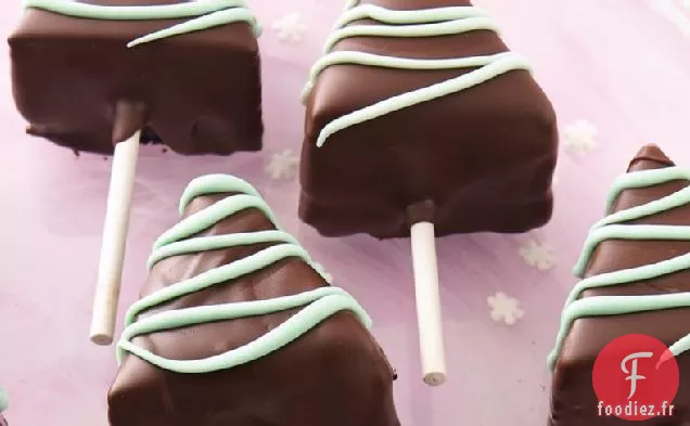 Gâteaux au Fromage Enrobés De Chocolat