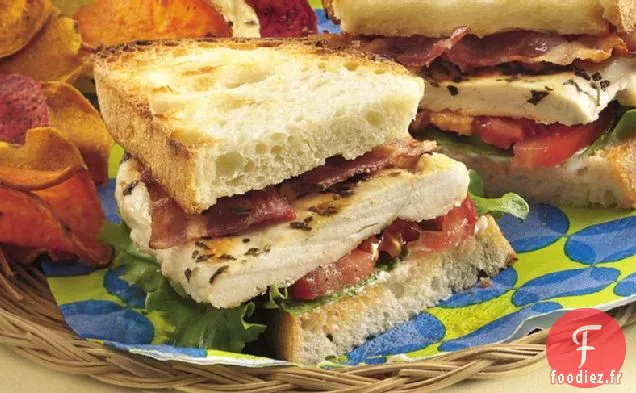 Sandwichs BLT au Poulet Grillé