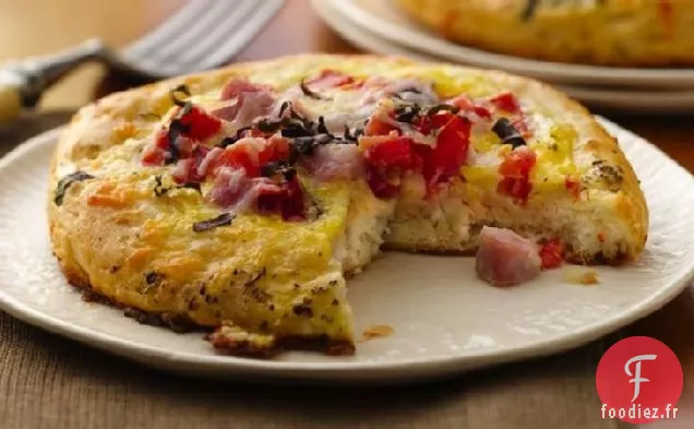Biscuits Fritatta au Jambon et aux Œufs