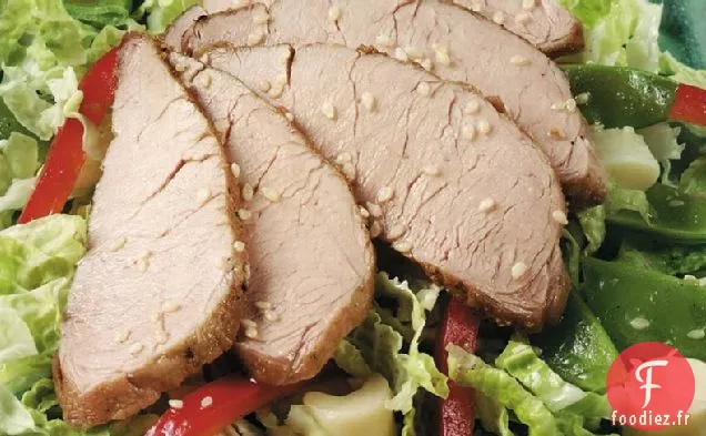 Salade Asiatique de Porc et de Légumes