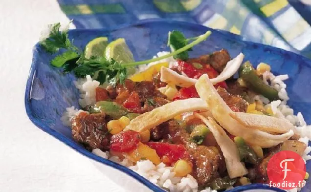Bols de Fajita de Boeuf