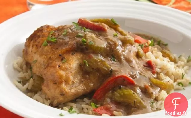 Poulet étouffé et Sauce (Relooking)