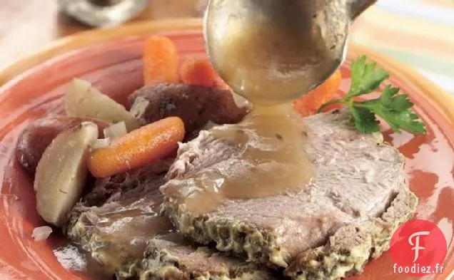 Porc Mijoté et Pommes de Terre au Romarin