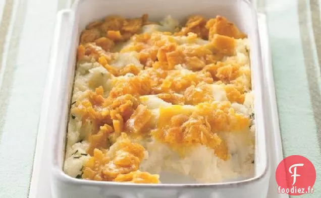 Casserole de Purée de Pommes De Terre Garnie de Fromage
