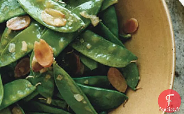 Pois Mange-Tout Aux Amandes Grillées