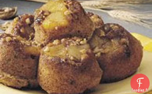Muffins aux Carottes à l'Ananas Et à l'envers