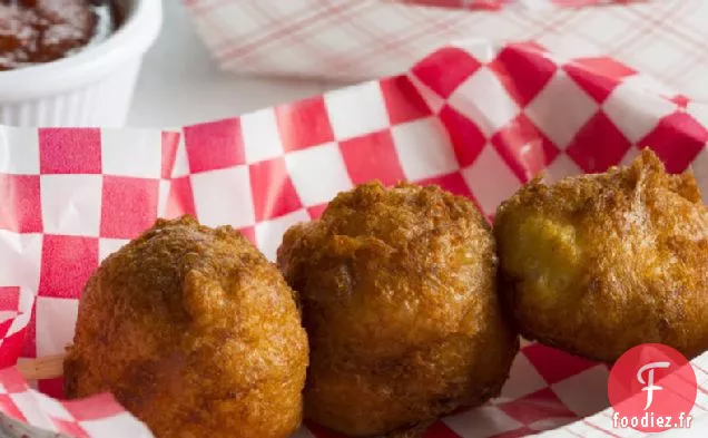 Purée de pommes de terre-sur-un-bâton