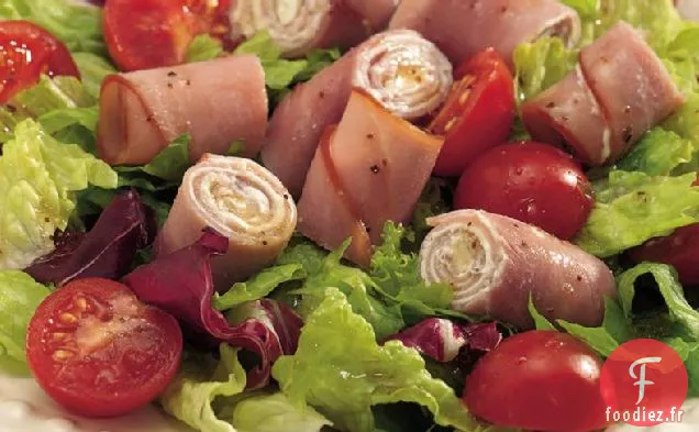 Salade Roulée au Jambon et à l'Ail