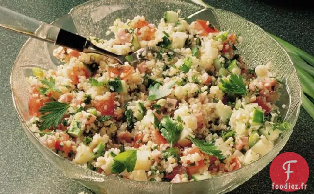 Salade de Taboulé au Fromage et au Jambon