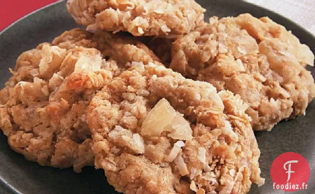 Biscuits à l'Ananas à la Noix de Coco