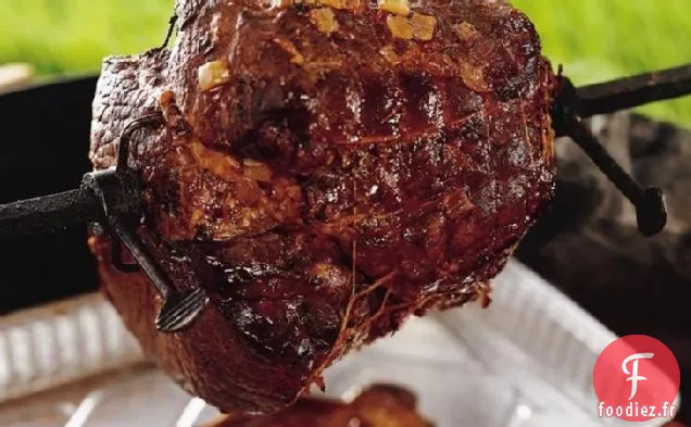 Rôti de Croupe Mariné à la Bière Grillée