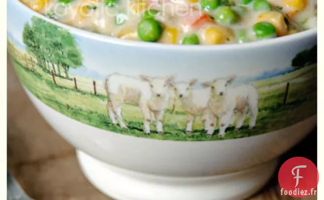Maïs Et Pois À La Crème
