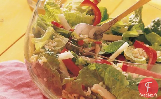 Salade de Dinde, Riz et Romaine
