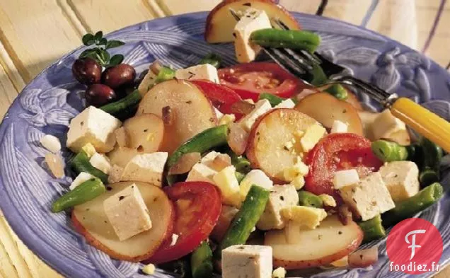Souper à la Poêle au Tofu Niçoise