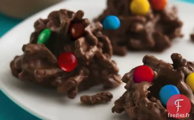 Gouttes de Céréales au Chocolat Sans Cuisson