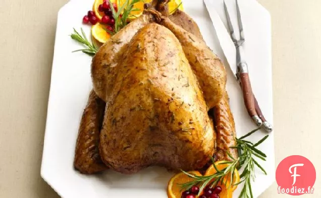 Dinde Rôtie à la Bière et au Romarin