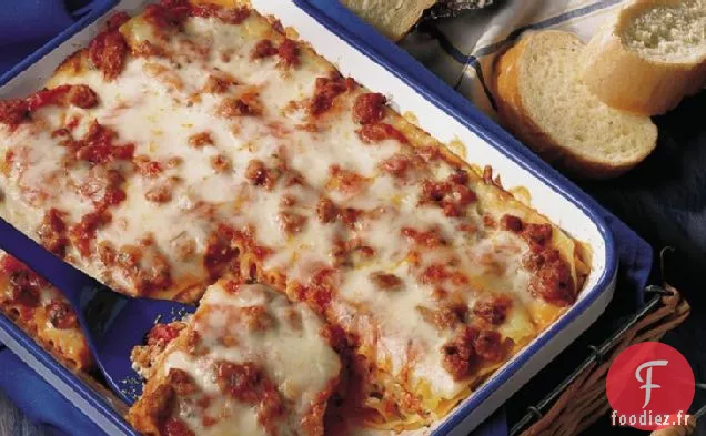 Lasagne à la Saucisse Italienne (plus légère)