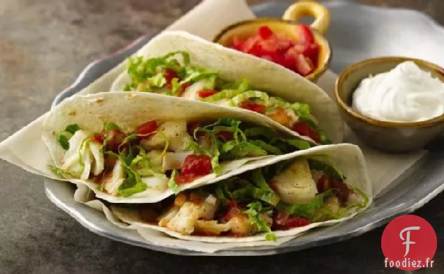 Tacos au Poisson avec Pico de Gallo