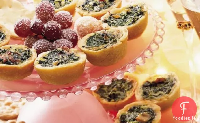 Bouchées de Quiche aux Épinards