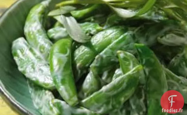 Pois Chiches Frais Avec Vinaigrette Crémeuse À L'Estragon