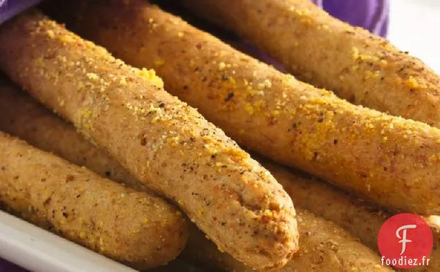 Gressins de Parmesan Poivrés