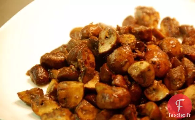 Champignons Sautés Épicés À L'Anchois