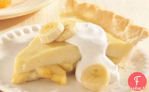 Tarte au Pudding à la Crème de Banane