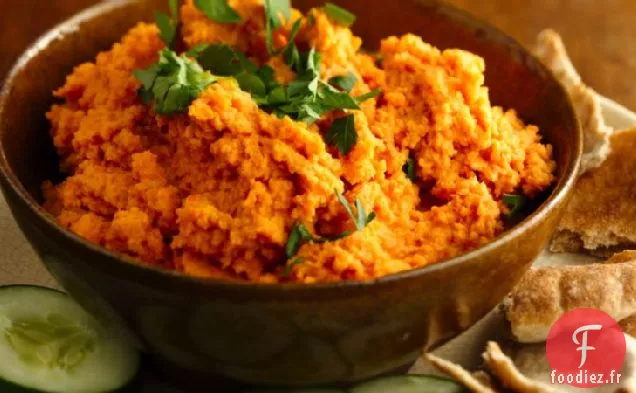 Houmous aux Carottes Épicées