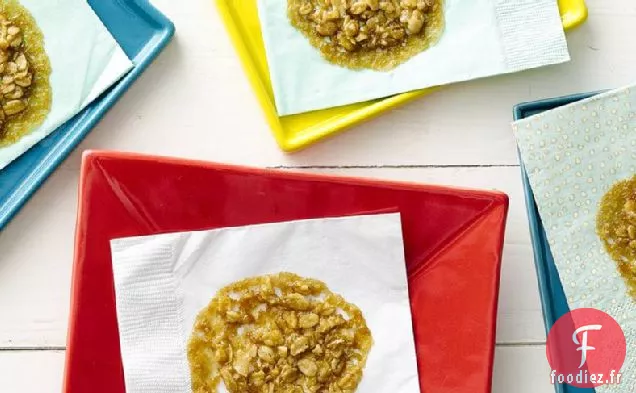 Biscuits à la Dentelle au Caramel