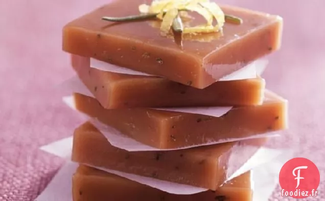 Caramels au Citron et au Romarin