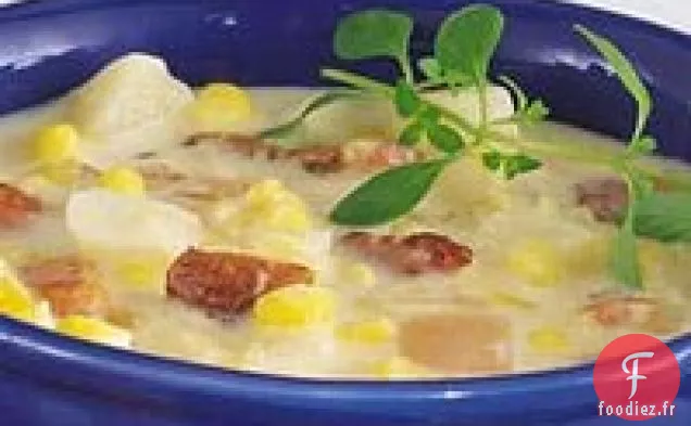 Chaudrée de Pommes de Terre et de Maïs Double