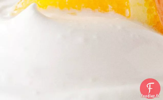 Cupcakes Blancs Belges avec Glaçage Orange