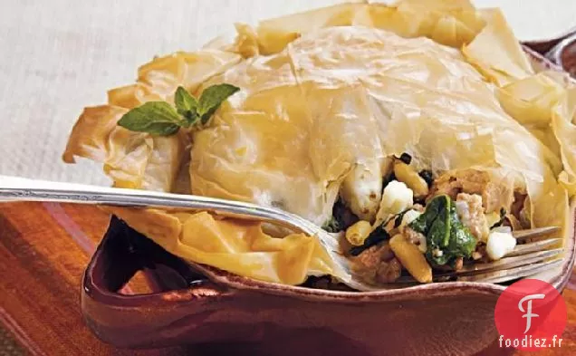 Dinde - Feta Phyllo Bake