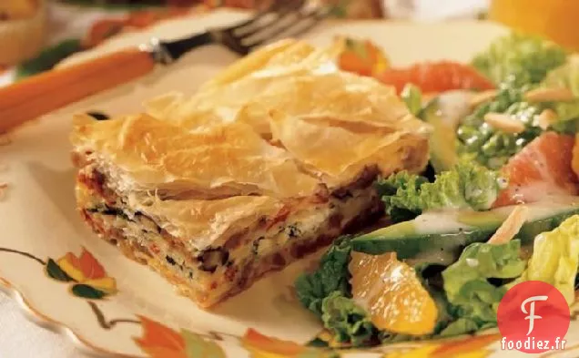 Cuisson Phyllo aux Épinards et Saucisses