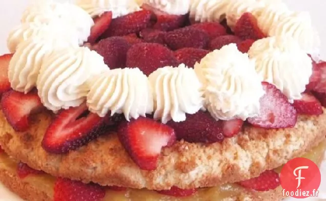 Shortcake aux Fraises en Couche de Citron
