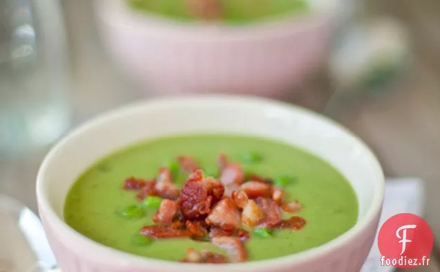 Soupe Aux Pois, Menthe Et Pancetta