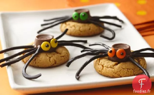 Biscuits Araignées au Beurre d'Arachide