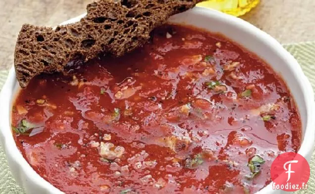 Soupe de Tomates aux Croûtons de Chauve-souris